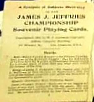 James Jeffries Playing Cards Instructions